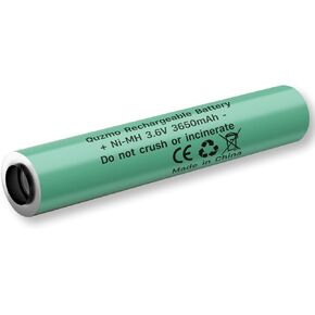 75375 Rechargeable Batteries, 3.6V 3650mAh Ni-MH Battery for Streamlight Stinger Parts XT, DS, LED HP, 75175 75300 75500 75810 76000 76300 PolyStinger, Pelican M9 Flashlight 1-Pack