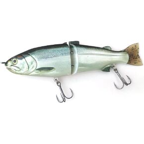 HADORAM Fishing Lure Glide Bait Jointed Swimbait 18cm/7in 66g/2.3oz Artificial Fishing Bait with Hooks for Bass Trout Pike Walleye