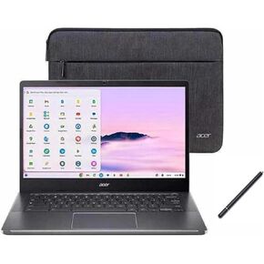 acer Chromebook Plus 14" Touchscreen Laptop | Intel Core i3-N305 | Intel UHD Graphics | Wi-Fi | Bluetooth | 8GB RAM DDR5 | 512GB SSD | Chrome OS | Bundle with Stylus Pen, Grey
