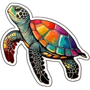 March Sticker. 3pcs Cute Turtle Stickers for 3in Water Bottles, Waterproof Stickers for Computers, laptops, Phone Cases, Skateboards, Hats, Luggage Stickers..(R60)