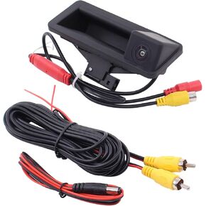 ApplianPar Trunk Handle Rearview Backup Camera for 318i 320i 330e 328d 328i 330i 335i 530e 520i 528i 530i 535i 540i 535d 540d 550i GT xDrive
