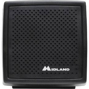 Midland- 21-406 Heavy-duty 20W Deluxe External Speaker - Swivel Base Bracket Works with Midland CB and MXT radios 8-OHM Sound System 3.5mm audio plug - off-roading, farming - 5-FT Cable