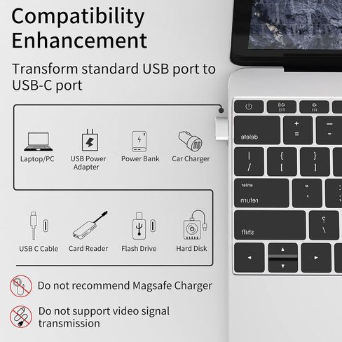 USB C Male to USB Female Adapter (1 Pack) and USB C Female to USB Male Adapter(1 Pack) Compatible with iPhone 11 12 13 14 Pro Max iMac 2021 iPad Pro 2021 MacBook Pro and More Type-C Devices in Saudi Arabia