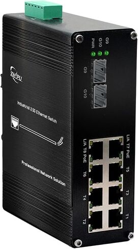 الصناعي غير المُدارة 8 Port Ethernet Poe+ Switch Din Rail Mount 8 Port RJ45 in Saudi Arabia