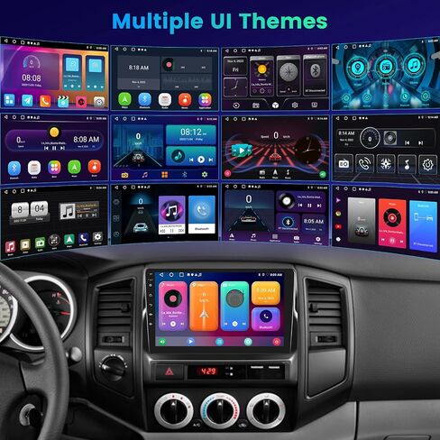 NHOPEEW [2+64G] Car Stereo for Toyota Tacoma 2005-2013 - 9 inch Touchscreen Android 13 Upgrade Radio - Wireless Carplay and Android Auto, DSP Audio, WiFi, GPS, FM/RDS Radio + AHD Backup Camera in Saudi Arabia