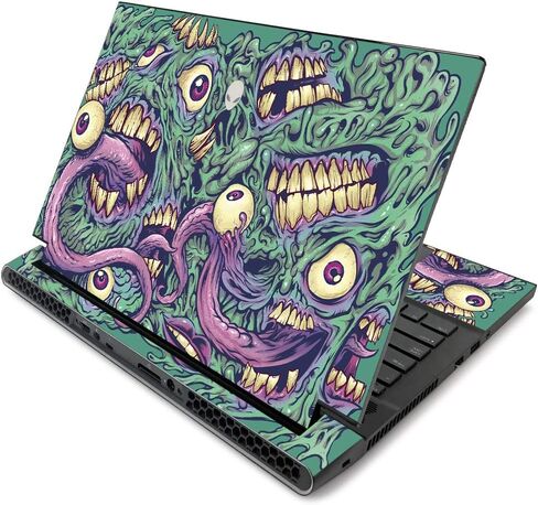 MightySkins Skin for Alienware m17 R2 (2019) - Check | Protective, Durable, and Unique Vinyl Decal wrap Cover | Easy to Apply, Remove, and Change Styles | Made in The USA in Saudi Arabia