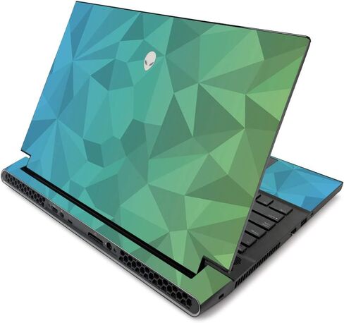 MightySkins Skin for Alienware m17 R2 (2019) - Check | Protective, Durable, and Unique Vinyl Decal wrap Cover | Easy to Apply, Remove, and Change Styles | Made in The USA in Saudi Arabia