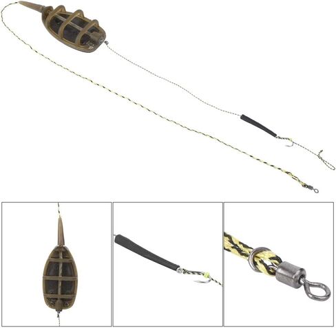 Carp Fishing Method Methoder ، 3pcs صيد الأسماك الأوروبية طريقة مغذيات معدات الصيد معدات الصيد الكارب in Saudi Arabia