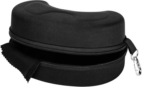 MoKo Storage Case for Safety Sunglasses, EVA Semi Hard Shell with Belt Clip, Scratch-Resistant Protective Eyeglasses Case in Kuwait