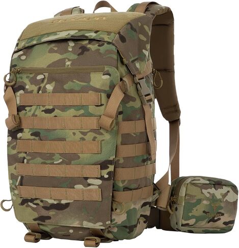 حقيبة الظهر التكتيكية 30L MOLLE MILLERT HEARTING APSIALT APSIALT APSIALS تعمل في الهواء الطلق 3 أيام حزمة سفر على متن حمامات سفر للرجال (CP CAMO) in Kuwait