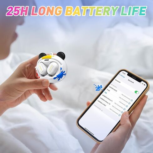 سماعات الأذن اللاسلكية ، سماعات رأس Bluetooth Hifi Stereo ، Bluetooth 5.3 Call Arebud Call Enc Noise Noveling Mic مع حالة تغيير الوجه ، MULLES MUND SEDSET MUGN in Kuwait