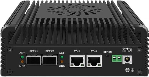 Mini Firewall Core I3 N305 Fanless,4 LAN Firewall Mini PC,2x10G SFP+ 2xi226-V 2.5G RJ45 LAN,WiFi Slot, 6*USB, 2*HDMI, 2* COM,No DDR5 No NVMe in Saudi Arabia