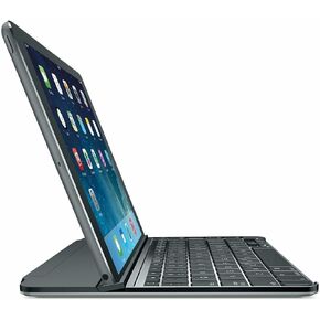 Logitech Ultrathin Magnetic clip-on keyboard cover for Apple iPad mini and iPad mini with Retina display, Space Gray