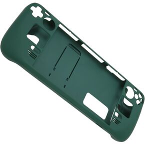 Kickstand Protective Case for Steam Deck, Cover Protector with Stand Base, Hands Full Fingerprint Proof Protective Case for Steam Deck Accessories (OD Green)