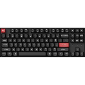 Keychron K8 Pro QMK/VIA Wireless Mechanical Keyboard, 80% Layout TKL Custom Programmable Bluetooth/Wired Gaming Keyboard with White Backlit, K Pro Banana Switch, PBT Keycaps for Mac Windows Linux
