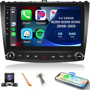 2+64G لـ LEXUS IS250 IS300 IS350 2006-2012 CAR Radio مع CARPLAY/Android Auto و Android Car Stereo 10.1 بوصة تعمل باللمس in Kuwait