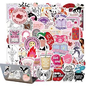 Book Stickers,100pcs Waterproof Reading Stickers for Kindle,Vinyl Decals for Laptop, Water Bottles, Gifts for Book Lovers,Teens,Adults