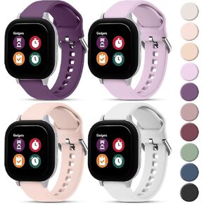 Meliya 4 Pack Bands for Gizmo Watch 3 Adventure 3 2 1/Gabb Watch 3e 3 2 1/SyncUp Watch/Cosmo JrTrack Watch, 20mm Soft Silicone Skin-Friendly Replacement Bands in Kuwait