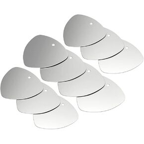 10 New Pieces Universal Metal Triangle Plastic Pry Opening Tool Compatible With iPhone, Galaxy, Pixel Mobile Phone Laptop Tablet LCD Screen Case Disassembly Scraper Repair Tools Guitar Picks