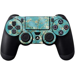 MightySkins Glossy Glitter Skin for Sony PS4 Controller - Almond Blossom | Protective, Durable High-Gloss Glitter Finish | Easy to Apply, Remove, and Change Styles | Made in The USA