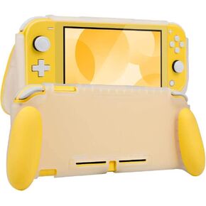 Protective Case for Switch Lite, Grip Case Cover for Switch Lite, Grip Cover in Silicone with Anti-Scratch and Shock-Absorption Soft TPU (K-for Switch Slim)