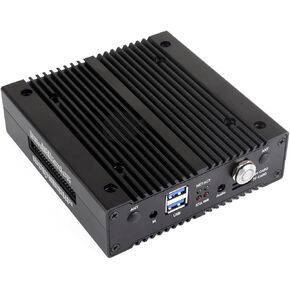 waveshare NAS Multi-Functional Mini-Computer Designed for Raspberry Pi Compute Module 4 (NOT Included), Network Storage, 4G Network, Metal Case