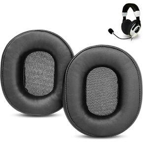 Earpads Cushion Compatible with Turtle Beach Ear Force X11 X12 X2 X3 X31 X32 X4 X41 X42 XC Headsets Ear Pads Replacement with Softer Protein Leather and Memory Foam