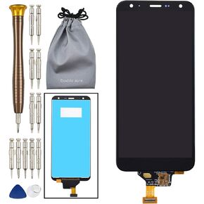 LCD Screen Touch Digitizer Screen Replacement for LG K40 Black K12+ K12 Plus X4 2019 LMX420EMW LMX420