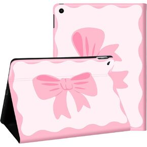 علبة القوس الوردي coquette القوس متوافقة مع iPad 9/8/7th Generation