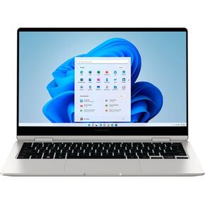 SAMSUNG Galaxy Book2 360 13.3" Touch Screen Laptop Intel 12th Gen Core i5 8GB Memory 256GB SSD - Silver (Renewed)