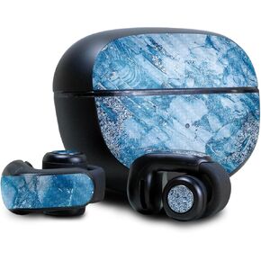 Carbon Fiber Skin Compatible with Bose Ultra Open Earbuds - Winter Rock - Premium 3M Vinyl Protective Wrap Decal Cover - Easy to Apply | Crafted in The USA by MightySkins