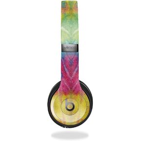Glossy Glitter Skin Compatible with Beats Solo 4 - Tie Dye 2 - Premium 3M Vinyl Protective Wrap Decal Cover - Easy to Apply | Crafted in The USA by MightySkins