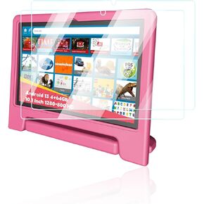 Screen Protector for NOBKLEN J10 Kids Tablet 10 Inch, Tablet for Kids Android 13 New,Anti-Scratch 9H Hardness Touch Sensitive 2.5D Rounded Edges Bubble Free Easy to Install,2 Pack.