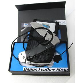 Myerchin Knives Standard Edge BF300 Generation 2 Captain Pro G-10 Professional Series With Bonus Leather Lanyard