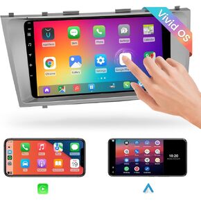 Dasaita 9" Android 11 Car Stereo for Toyota Camry 2007 2008 2009 2010 2011 with Carplay, Android Auto, Bluetooth, GPS Navigation, and Touch Screen, 4G RAM, 64G ROM, WiFi