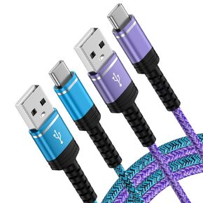 Google Pixel Charger Fast Charging Cable [2Pack/6FT] USB Type C Fast Charging Cord for Google Pixel 9 Pro XL Fold 8a 8 Pro 7a 7 Pro 6a 6 Pro, iPhone 16 15 Pro Max, Samsung Galaxy A16 A15 A35 S25 S24