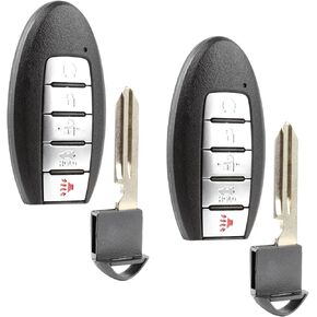 2 fits Nissan Altima/Pathfinder / JX35 / QX60 Smart key Fob Keyless Entry Remote 2013 2014 2015 2016 (KR5S180144014)