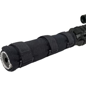 Buraku Suppressor Cover High Temp Resistance Supressor Wrap Black fits 7.5 inch Silencer