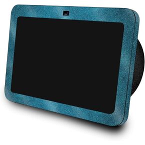 Glossy Glitter Skin Compatible with Amazon Echo Show 8 (3rd Gen, 2023) - Blue Strokes - Premium 3M Vinyl Protective Wrap Decal Cover - Easy to Apply | Crafted in The USA by MightySkins