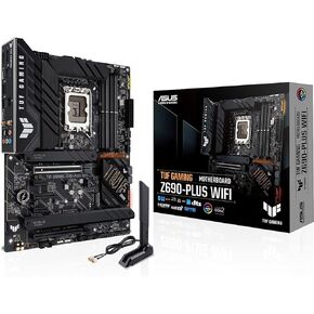 Asus TUF Gaming Z690-PLUS WiFi Socket LGA1700/ Intel Z690/ DDR5/ WiFi&Bluetooth/ SATA3&USB3.2/ M.2/ ATX Motherboard (Renewed)