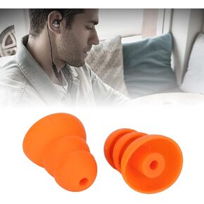 8pcs Silicone Eartips Noise Reduction,Great Seal and Sound Isolation, Replacement Earplugs for Se846 Se535 Se215 and Inner Hole 3.5mm Earbud