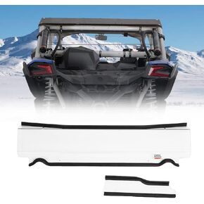 KEMIMOTO X3 Rear Windshield, Back Window Compatible with Can Am Maverick X3 and Max 2017-2025 PC Scratch Resistant Heavy Duty Hard Full Windscreen UTV Accessories Clear