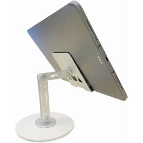 Tablet Stand for Desk Swivel with 360° Rotating Base Tablet Holder Aluminum Alloy Portable Holder Compatible with iPhone 16 pro max 2024 iPad Pro 13 12.9 11 Air Mini 6 5