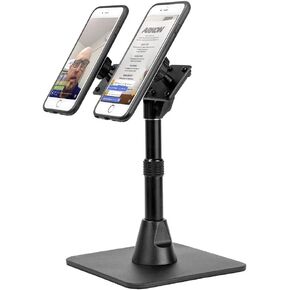 ARKON Mounts TW Broadcaster Pro Dual Phone Magnetic Mount Desk Stand Black