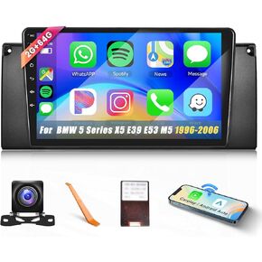 2+64g لـ BMW 5 Series x5 E39 E53 M5 1996-2006 Car Radio Wireless Carplay/Android Auto ، Android Car Stereo 9 " in Kuwait