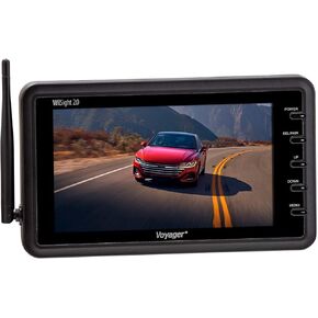 Voyager WVSXM70 Digital Wireless 7" Monitor, Compatible with WiSight 2.0, Supports up to 4 Wireless Cameras Simultaneously (WVSXC150 or WVSXC160), Auto-Pairing, Signal up to 60 feet (Renewed)