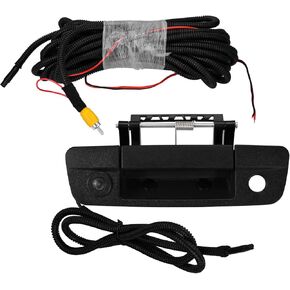 SZSAUTO Car Tailgate Handle Backup Camera Replacememtwith RCA Connector Power Cable