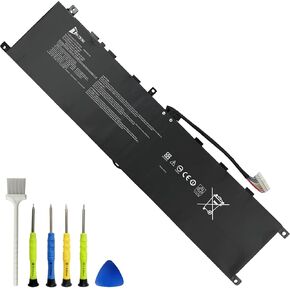 BTY-M57 65Wh Battery Replacement for MSI Vector GP76 GP66 12UG 12UH 12UGS 12UE Series MSI GP76 GP66 Leopard 11UH 11UE 11UG 10UH 10UE 10UG Series 4ICP6/35/140 15.2V 4280mAh