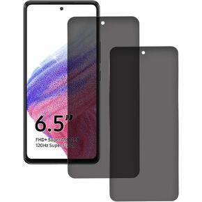 2 حزمة شاشة شاشة الخصوصية ل Samsung Galaxy A53/A51/A52 ، فيلم زجاجي مضاد للتجسس ، صلابة 9H ، حماية حافة الترقية ، السهولة التثبيت ، خالية من الفقاعات ، ودية في الحالة in Kuwait