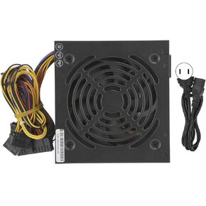 PUSOKEI ATX-250W PC Power Supply, ATX-250W Desktop Computer Rated 250W Power Supply Adjustable 115/230V Low Energy Desktop PC Power Supply(US)